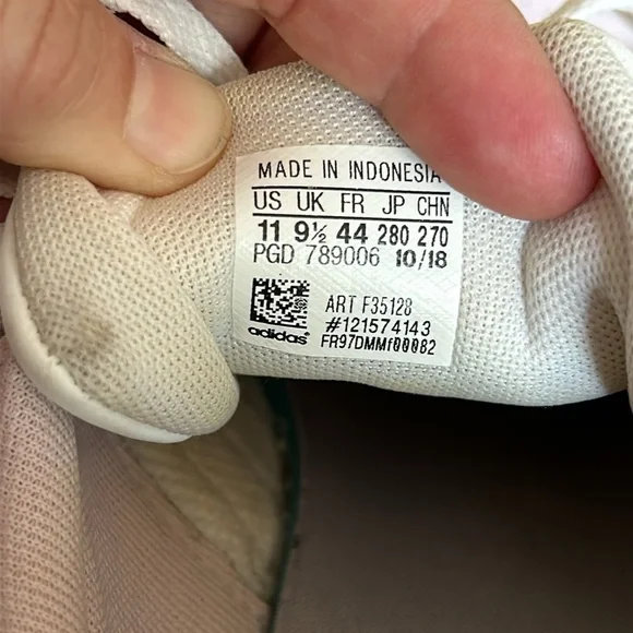 Adidas VL Court 2.0 Suede Casual Trainers Sneakers F35128 Pink & White - 11 - Picture 11 of 11